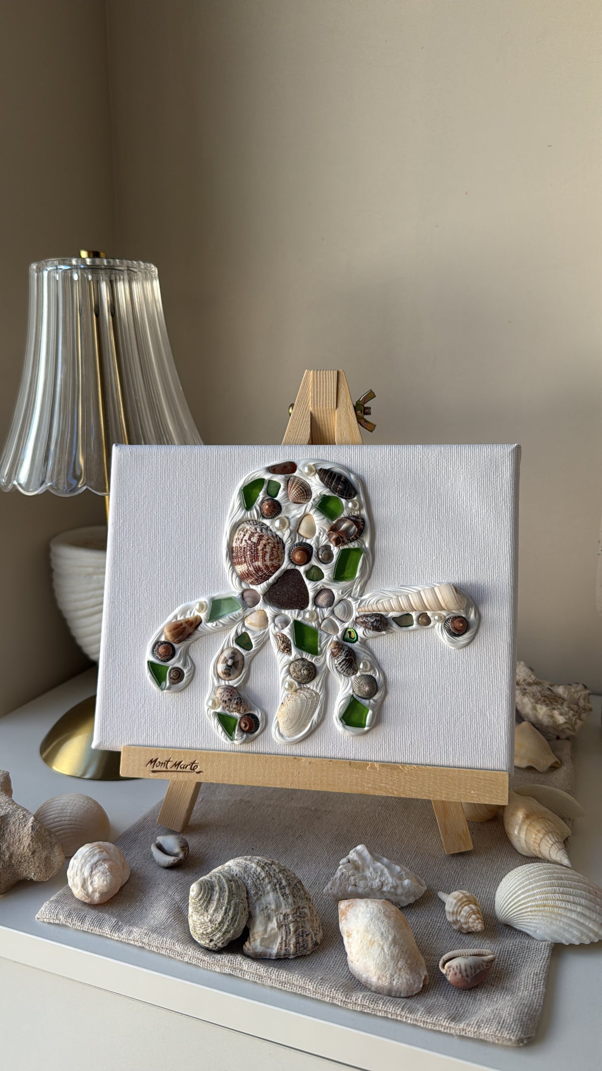 Green Octopus Canvas π