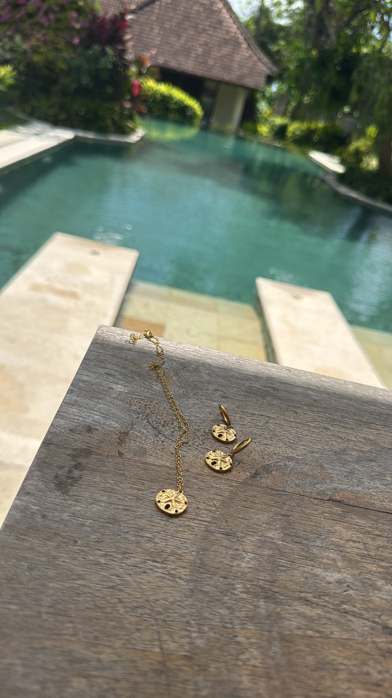 Starfish Sand Dollar Huggie Hoop Earrings