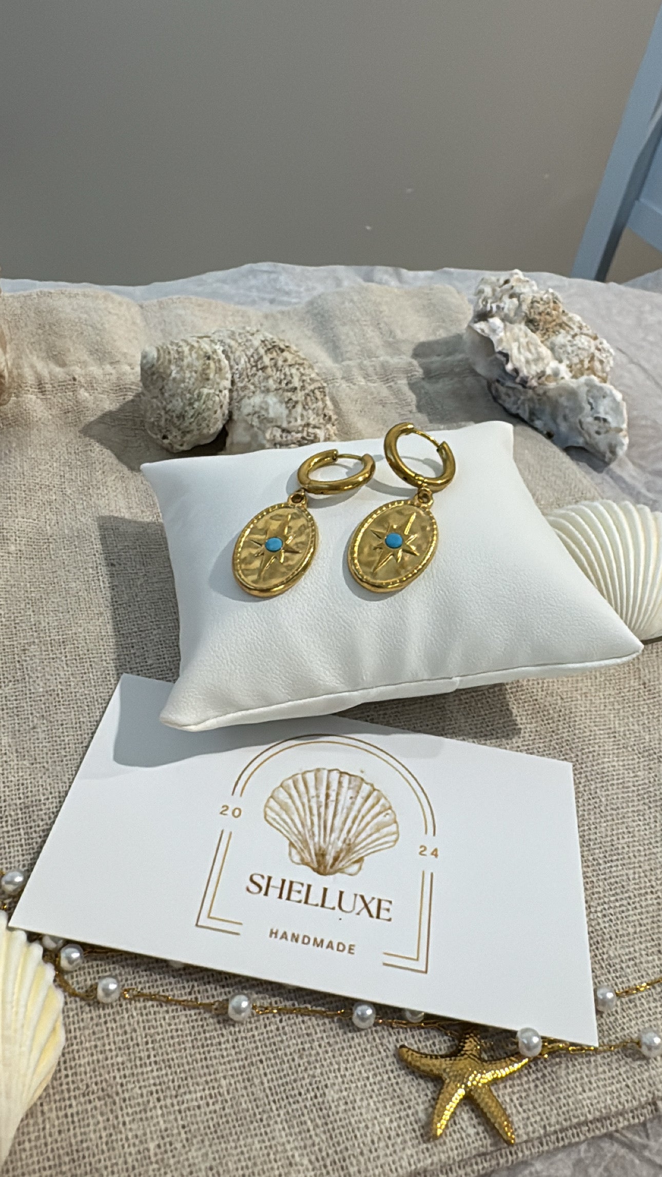 Vintage Style Star Earrings