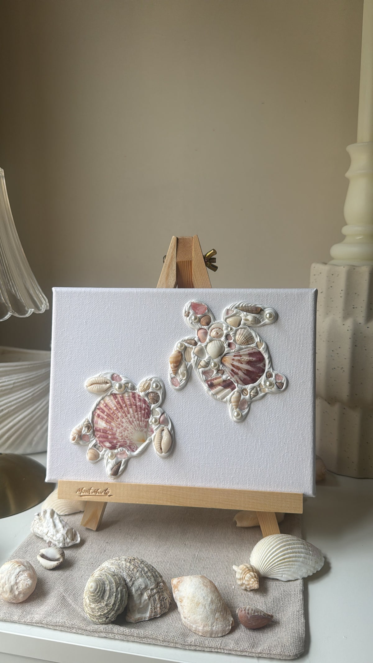 Pink Turtle Canvas 🌸