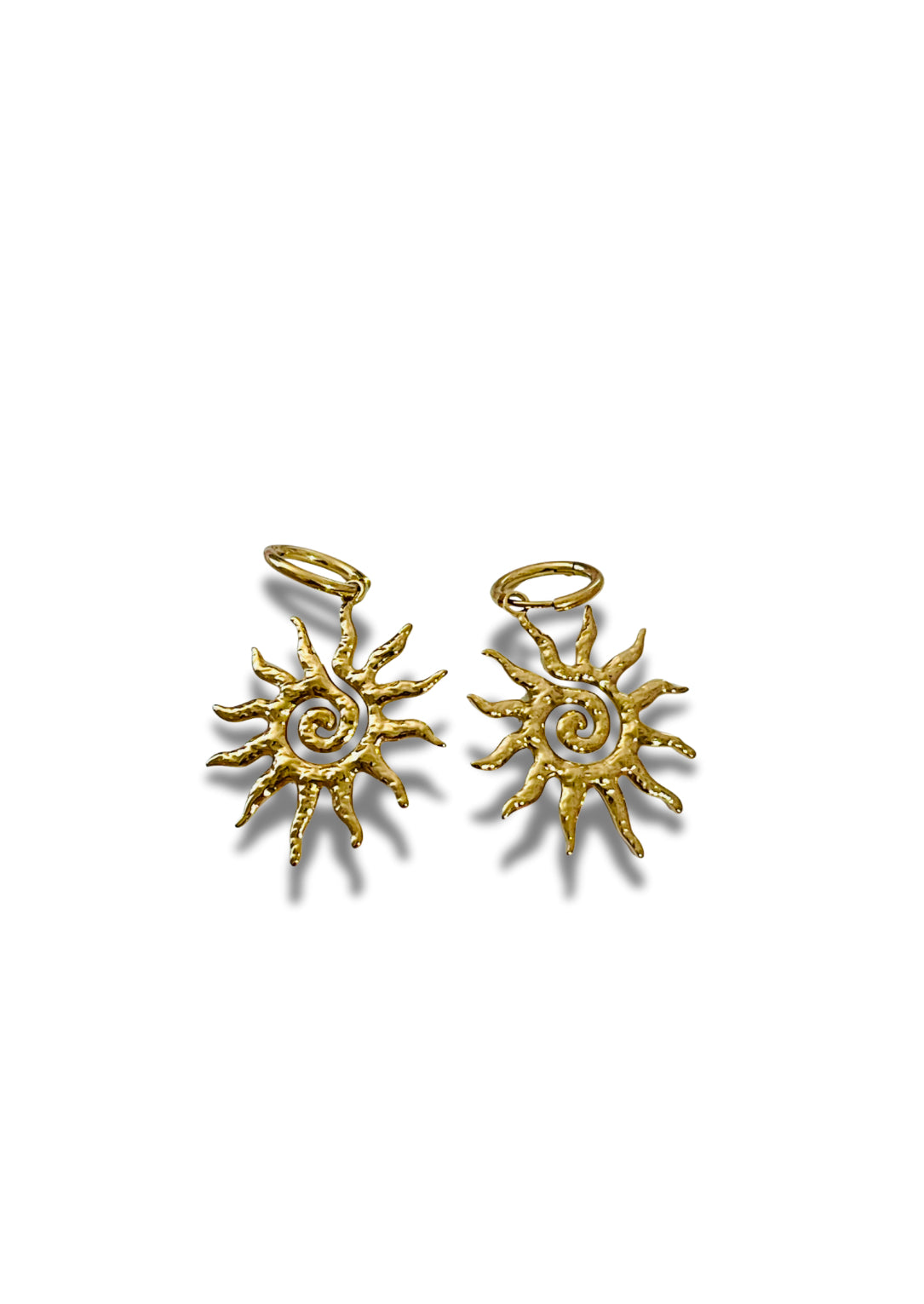 Open Sun Dangle Earrings