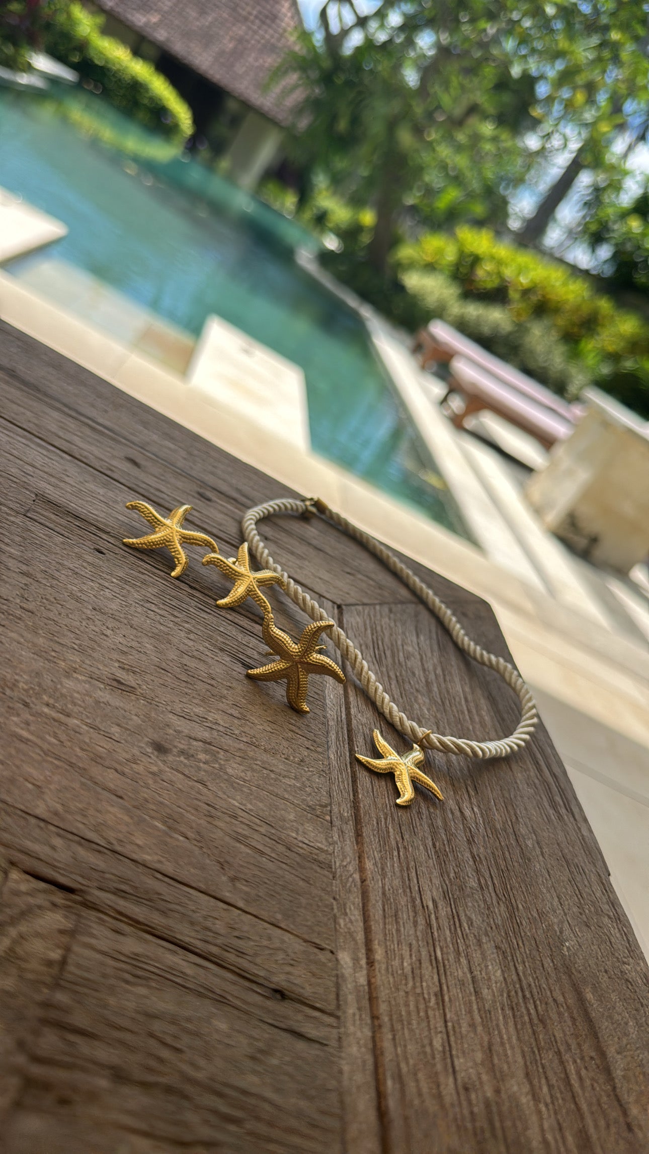 Elegant Starfish Rope Necklace