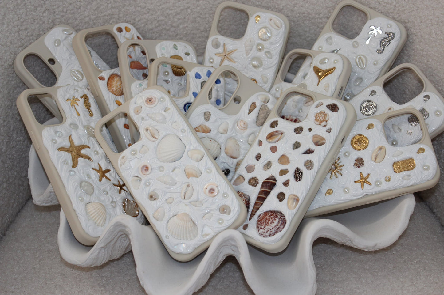 Seashell Phone Case - Personalised iPhone 17 (Air,Pro, Pro Max, Plus)