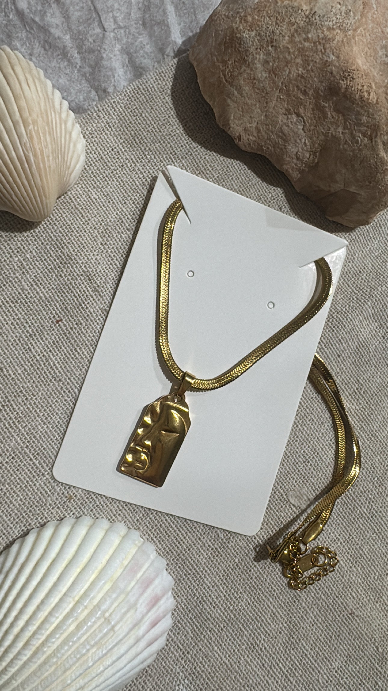 Vintage Style Face Necklace