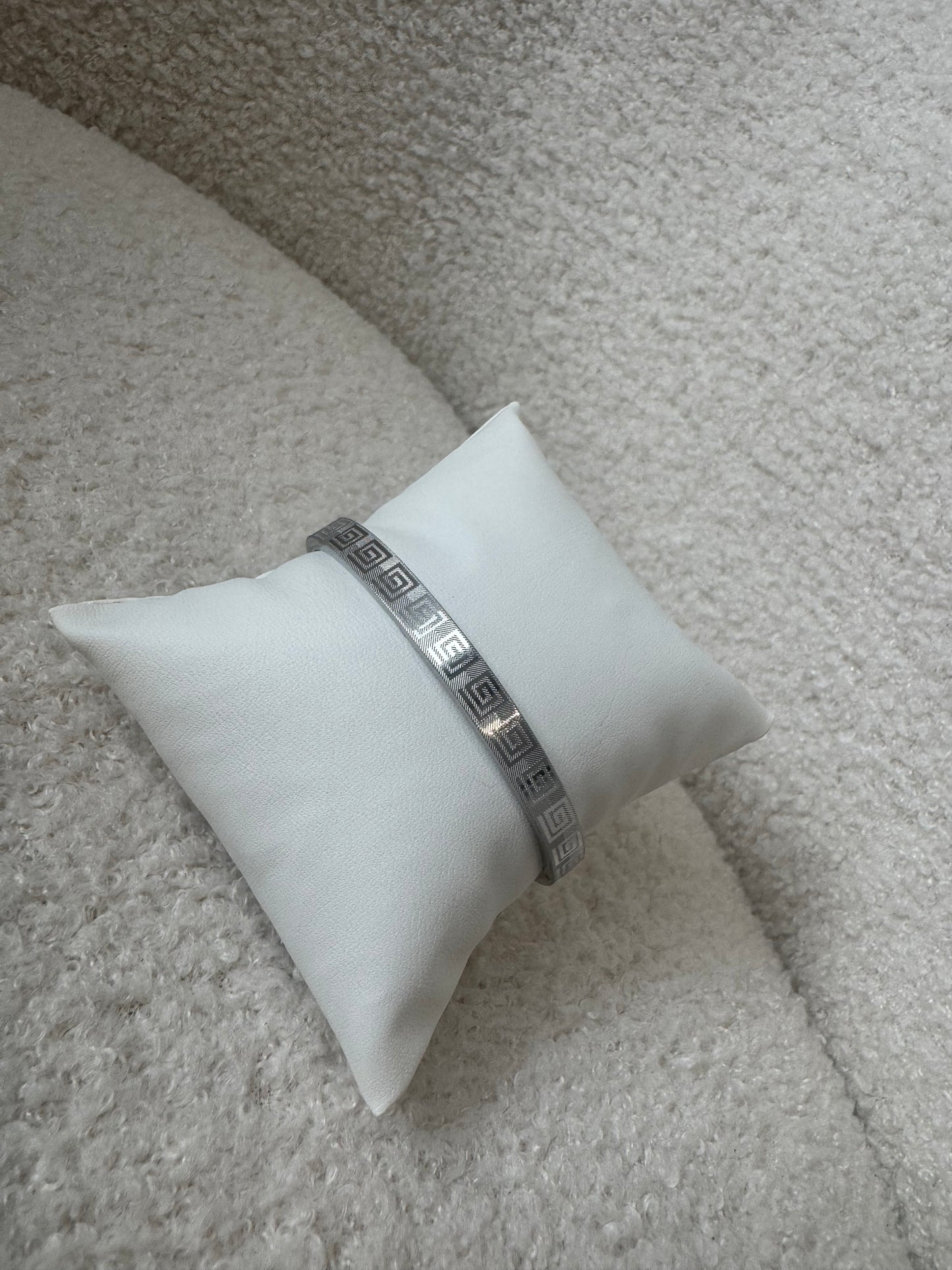 Boho Etched Bangle