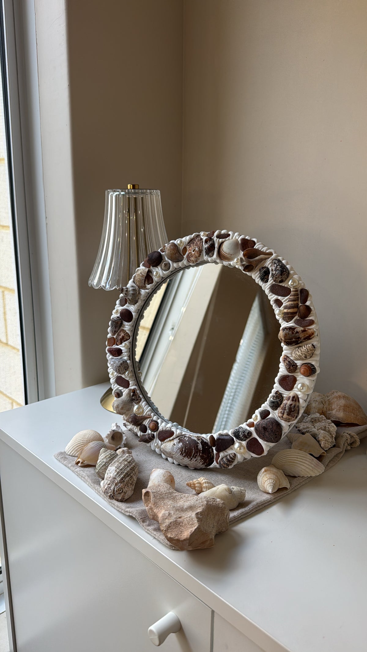 Tasmanian Seashell Mirror 🐚