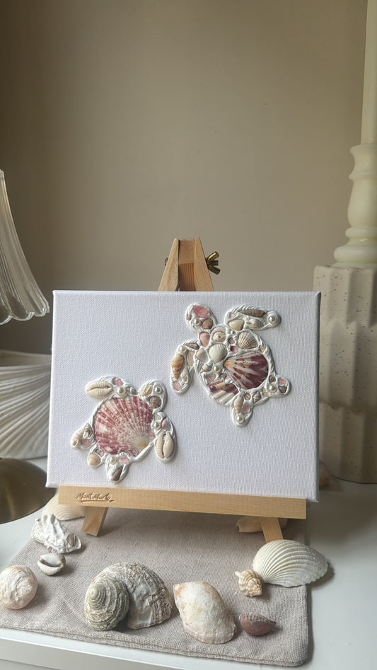 Pink Turtle Canvas 🌸