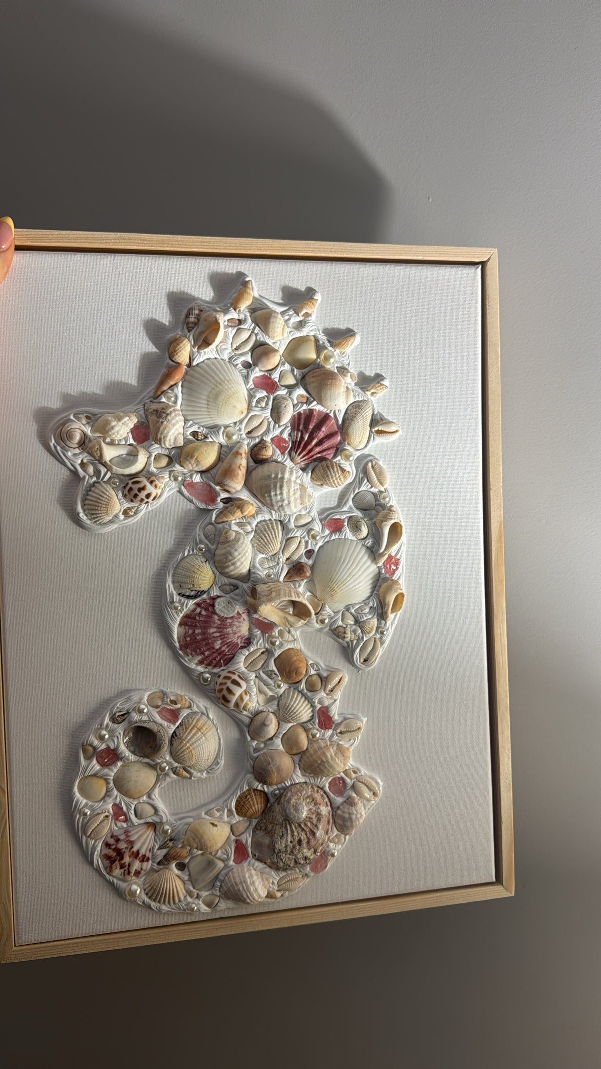 Coastal Seahorse Canvas 🐚