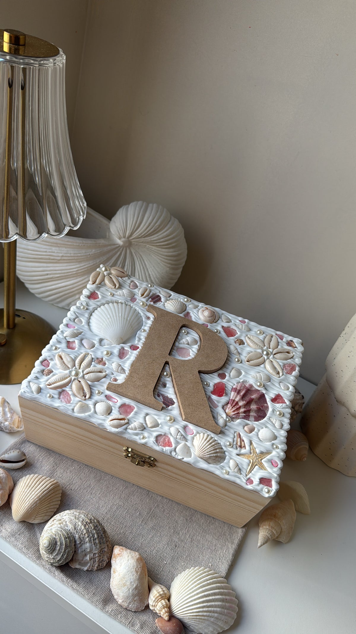 Personalised Seashell Keepsake Box 🐚