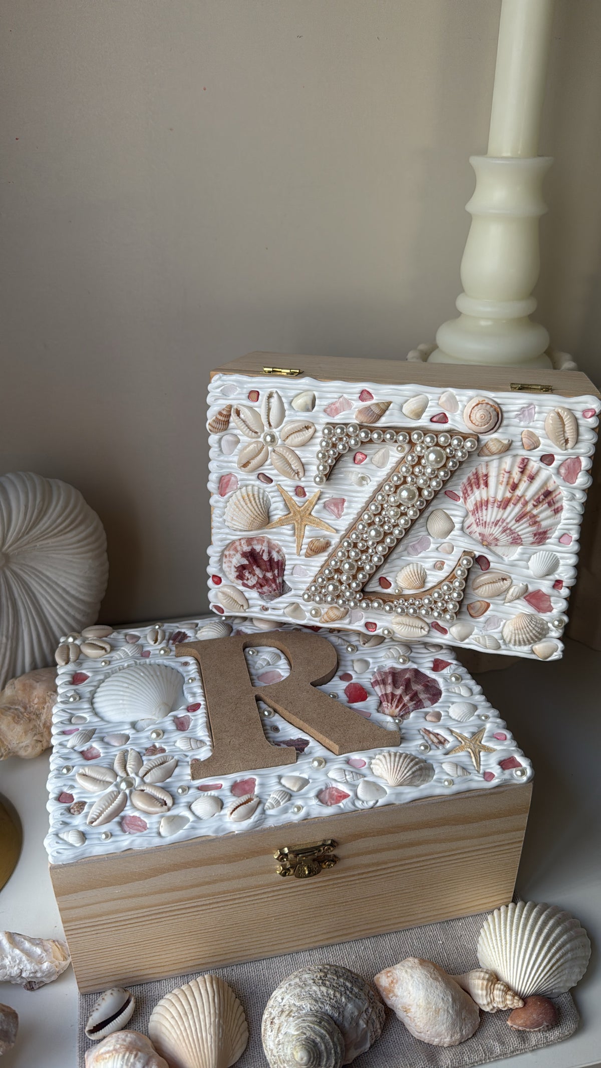 Personalised Seashell Keepsake Box 🐚