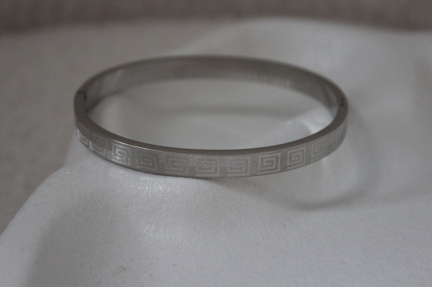 Boho Etched Bangle