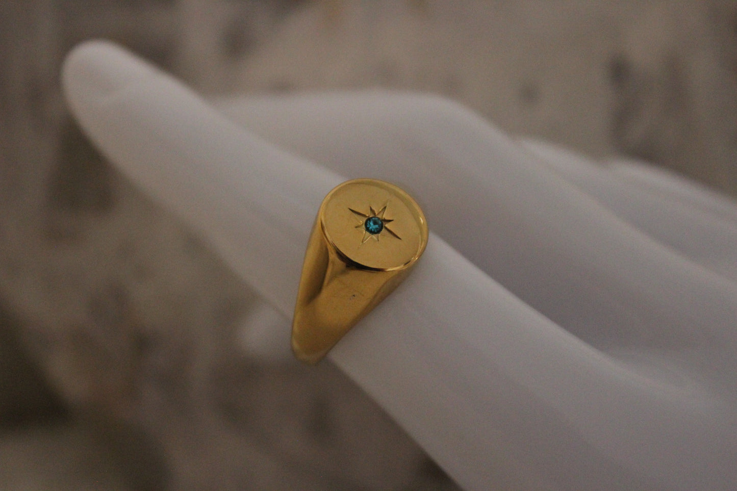 Star Signet Ring