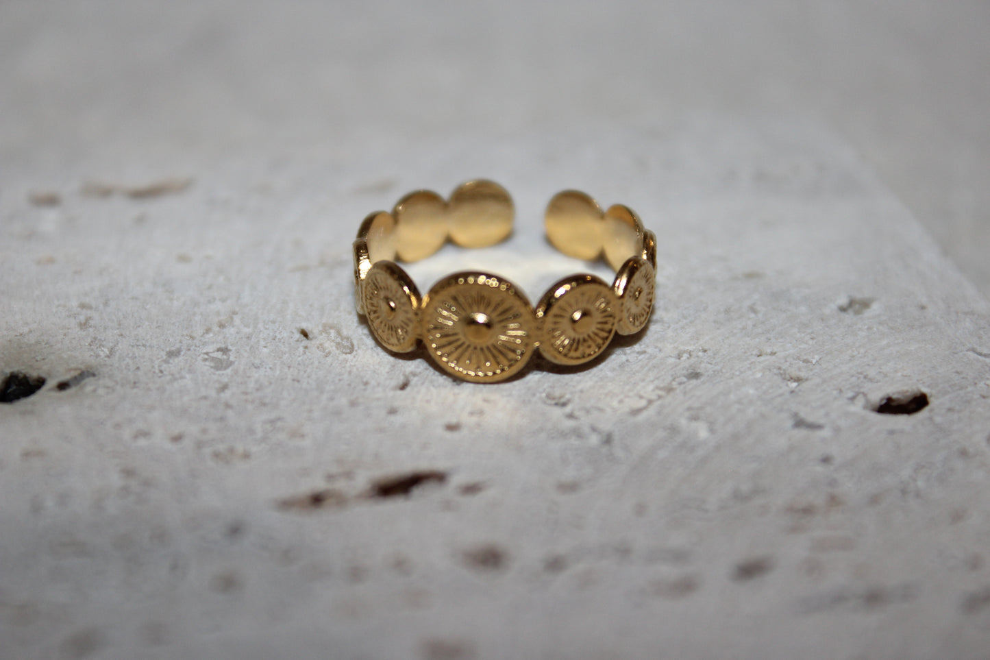 Coin Sun Ring