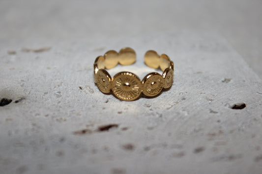 Coin Sun Ring